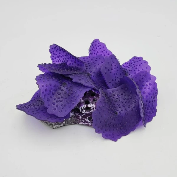 Kunstig koral Ulva lactuca (Purple) 12x9x4 cm